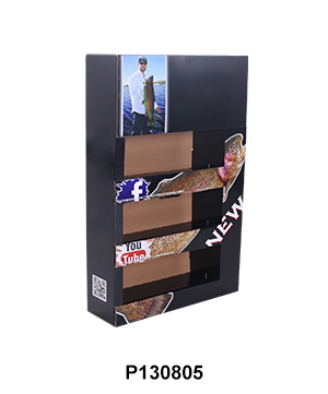 Cardboard Foldable POP Sidekick Display with Tier