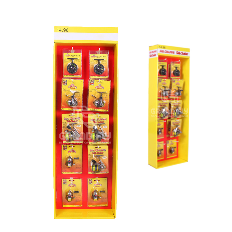Cardboard POP Sidekick Display with Hooks for Retail Products-2