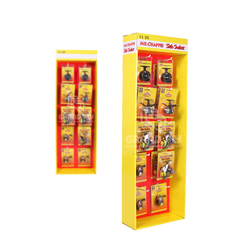 Cardboard POP Sidekick Display with Hooks for Retail Products-3