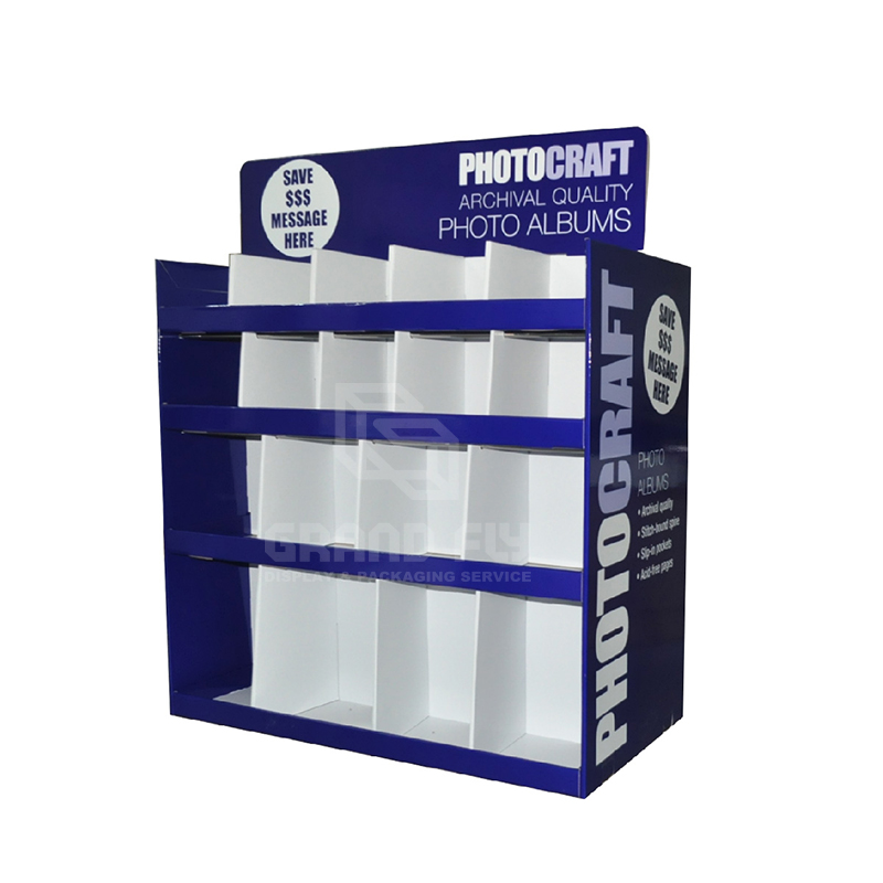 Carodbaord Two Side Pallet Display with Divider-1