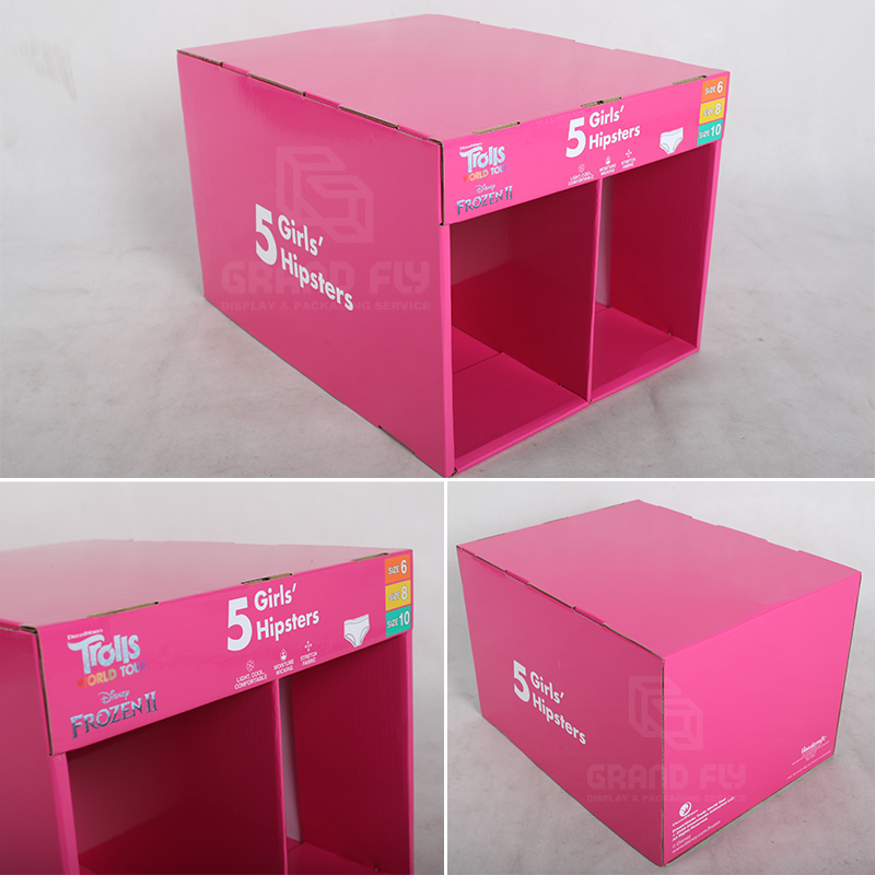 Stable Corrugated Stackable Display for Underwear-4