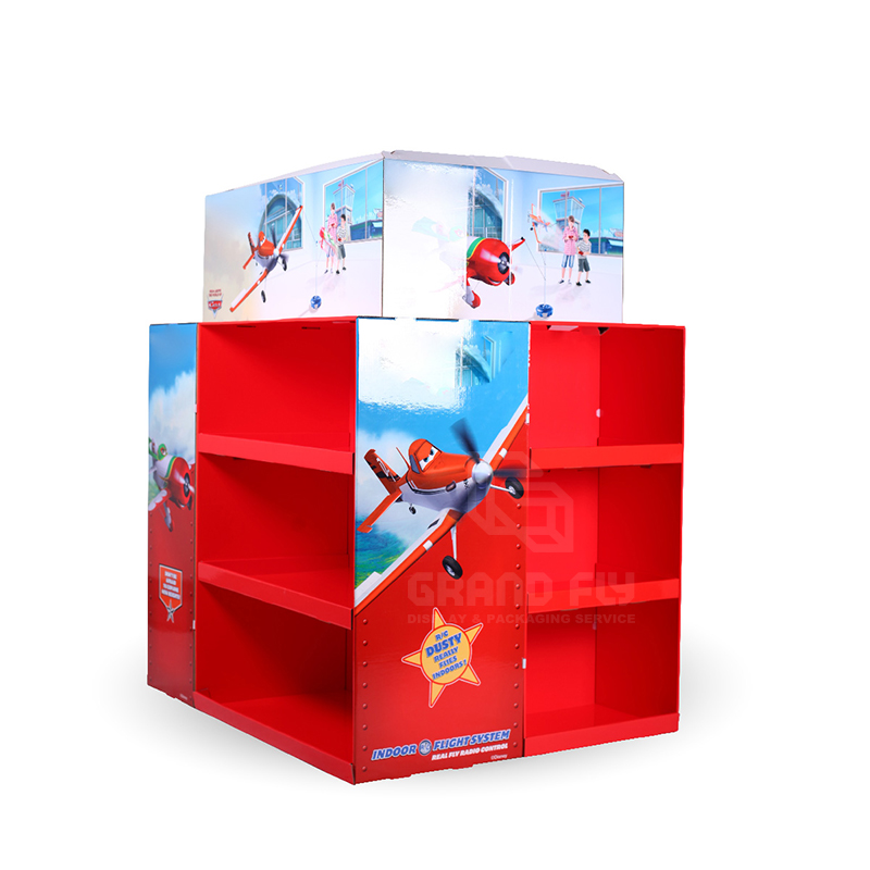 Walmart Cardboard Full Pallet Display Stand for Toy-3