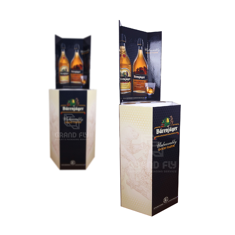 Corrugated Retail Display Bin for Wine & Whisky-3