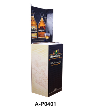 Corrugated Retail Display Bin for Wine & Whisky