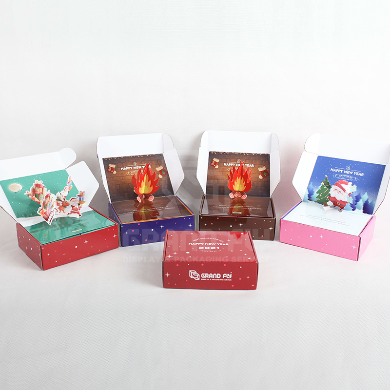 Custom 3D PopUp Paper Mailler Shipping Box