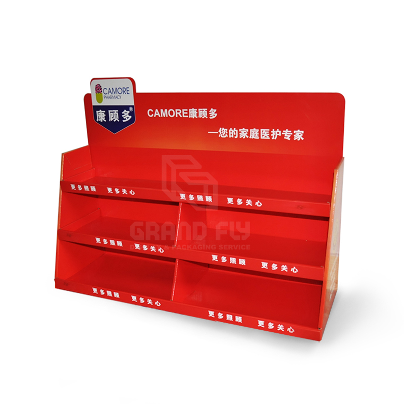 Custom Carton POS Pocket Shelf Counter Display Unit-02