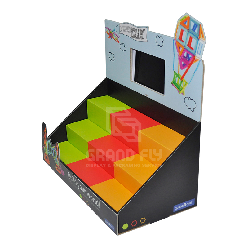 Custom Design Toy PDQ Cardboard Display Box with LCD-1