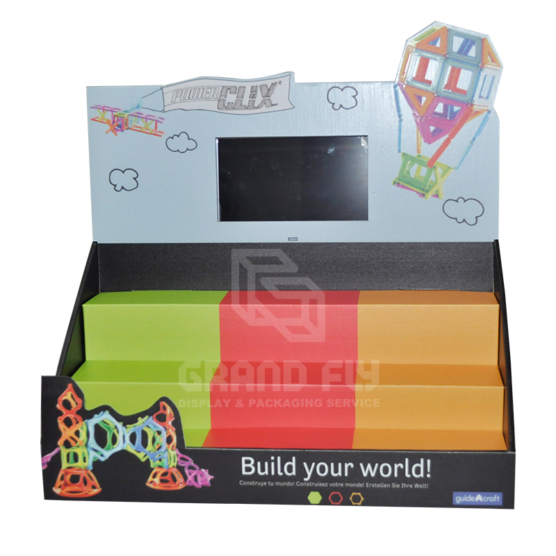 Custom Design Toy PDQ Cardboard Display Box with LCD-2