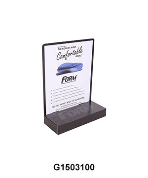 Custom Printed Shoe-pad Retail Countertop Display